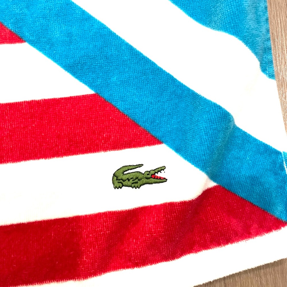 LACOSTE Beach Cotton Towel - Picture 3 of 4